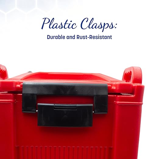 Carlisle FoodService Products 5-Gallon Insulated Beverage Dispenser, Cateraide, Food-Grade with Handles, Rugged PE Shell with PU Insulation for Coffee, Tea and Hot or Cold Drinks, Blue - Made in USA