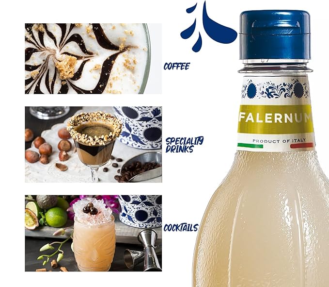 Fabbri Flavoring Syrup, Falernum, Made in Italy, 33.8 Ounce (1 Liter)