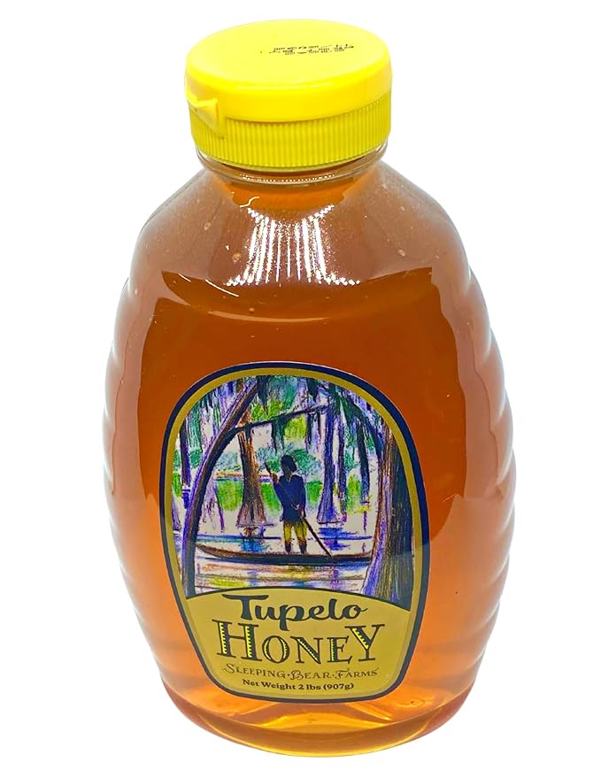 Tupelo Honey 32oz - 2 pound -Two pound Jar- from Sleeping Bear Farms Beekeepers in the Florida Apalachicola River Basin