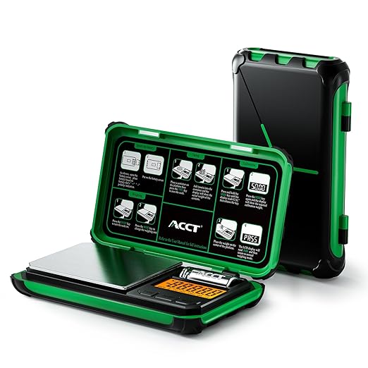 Precision Pocket Scale, 200gx0.01g Jewelry gram Scale, Digital Food Scale with LCD Display, one-Click Conversion 6 Units, Mini Scale for Kitchen/Powder/Coffee/Coins(Battery Included)