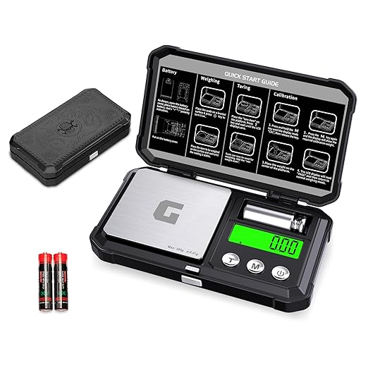 Digital Pocket Gram Scale 300g x 0.01g Accuracy， Small Mini High Precision Jewelry Scale Digital Weight Grams and Oz for Gold,Diamond，Arrows, Powders and Mdicine,with 50g Cal Weights