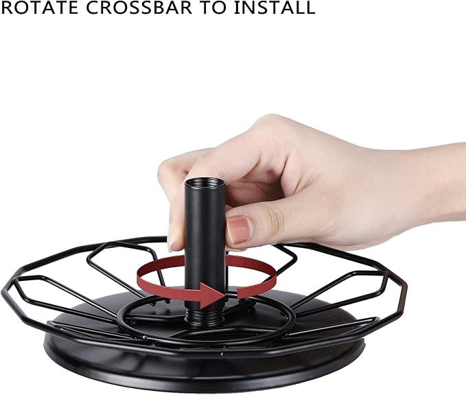 FlagShip K cup Holder Carousel 3 Tier for Keurig Pod Holder Metal DIY Install Small for K-cup Storage Stand 21 K Pod Storage