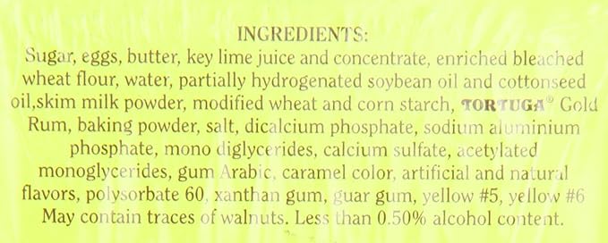 TORTUGA “Taste of Florida” Key Lime Rum Cake – 16oz The Perfect Premium Gourmet Gift