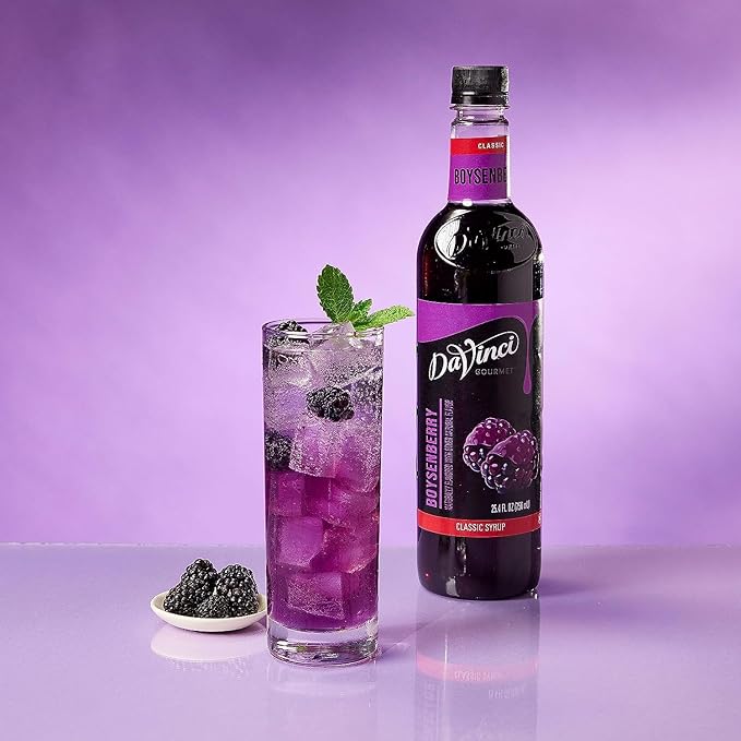 DaVinci Gourmet Boysenberry Syrup, 25.4 Fluid Ounces (Pack of 4)