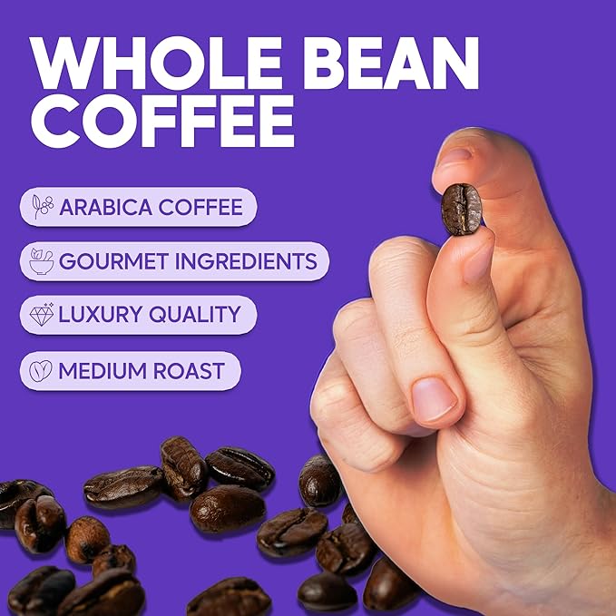 Sarasota Coffee Whole Bean Chocolate Raspberry | Medium Roast Gourmet Flavored Coffee Beans | Low Acid, Mold Free, Specialty Grade Bulk Coffee Beans | 5lb (80 oz)