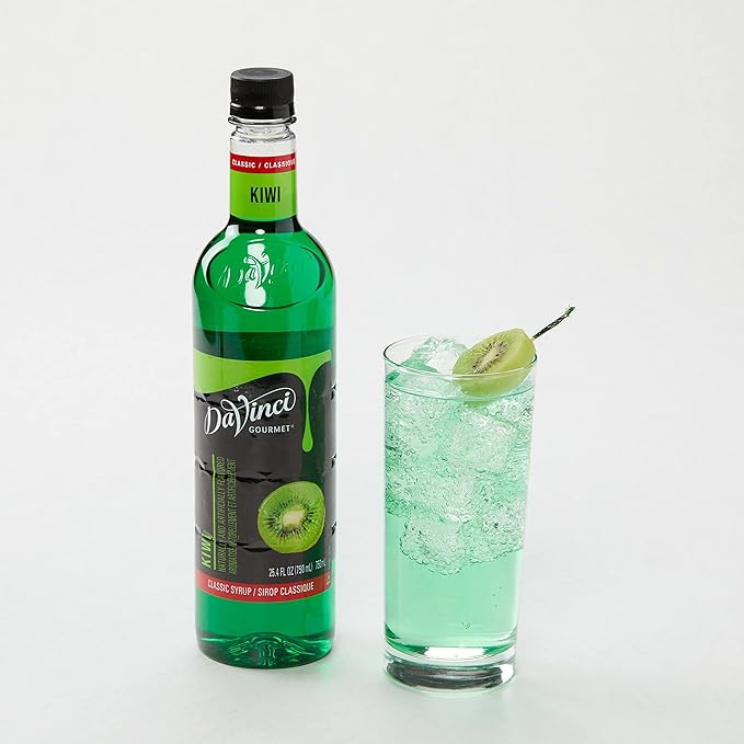 DaVinci Gourmet Classic Kiwi Syrup, 25.4 Fluid Ounces (Pack of 4)