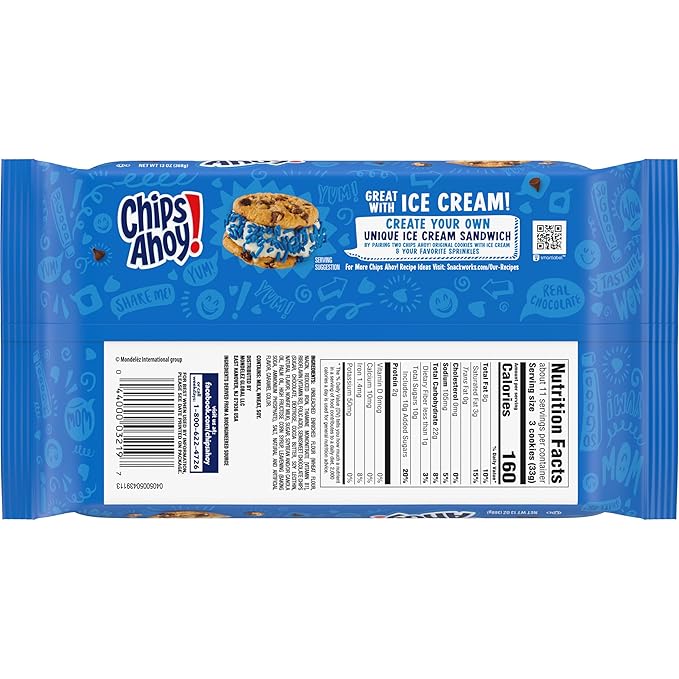 Chips Ahoy! Original Chocolate Chip Cookies, 13 oz