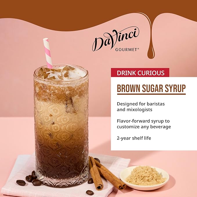 DaVinci Gourmet Brown Sugar Syrup, 25.4 Fluid Ounces (Pack of 1)