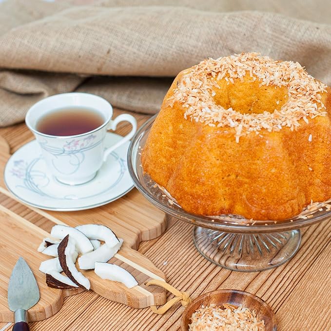 TORTUGA Caribbean Coconut Rum Cake - 32 oz Rum Cake - The Perfect Premium Gourmet Gift for Gift Baskets, Parties, Holidays, and Birthdays