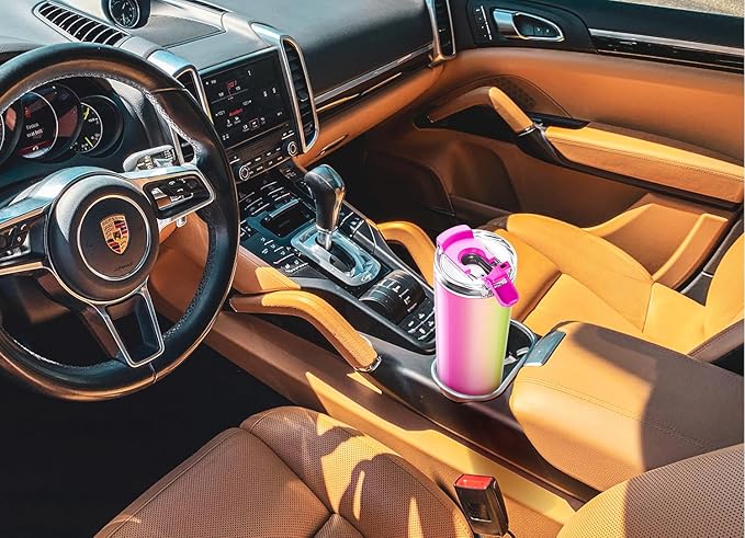 Meoky 24 oz Travel Coffee Mug with Leak-proof Lid, Stainless Steel Insulated Coffee Tumbler, Keeps Hot for 8 Hours or Cold for 24 Hours, Fits in Car Cup Holder (Ivory)