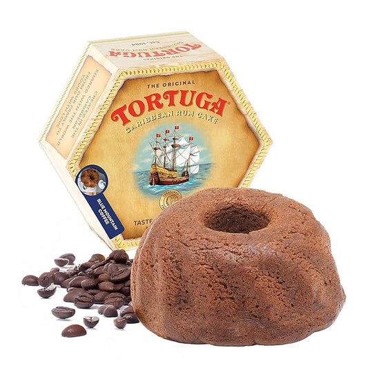 TORTUGA Caribbean Blue Mountain Rum Cake - 16 oz Rum Cake - The Perfect Premium Gourmet Gift for Gift Baskets, Parties, Holidays, and Birthdays - Great Cakes for Delivery
