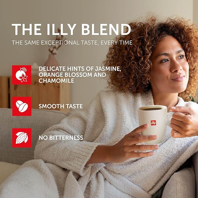 illy Arabica Selections, Ethiopia Whole Bean Coffee, 100% Arabica, Single Origin, Light Roast with Notes of Jasmine, All-Natural, No Preservatives, 8.8 Ounce Can (Pack of 6)