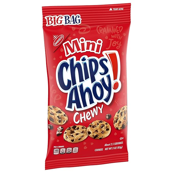 CHIPS AHOY! Mini Chewy Chocolate Chip Cookies, Big Bag, 12 - 3 oz Packs