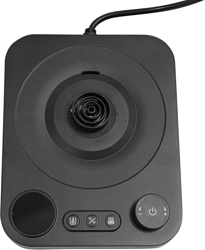 Electric Gooseneck Kettle Temperature Control Stainless Steel Water Kettle For Pour-Over Coffee & Tea Brewing, Quick Heating, Insulation Timer, 1200w 0.9l Black