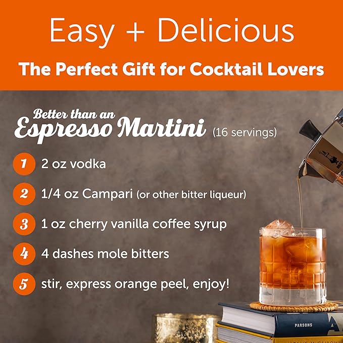 Shaker & Spoon Cherry Vanilla Coffee Syrup, 16oz Syrup for Drinks, Coffee Syrups, Cocktail Mixers, Mocktails, Non Alcoholic Drinks