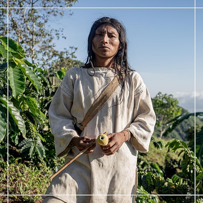 The Younger Brothers Trading Co. Kogi Coffee | Indigenous Wild Grown Whole Bean | Ethically Sourced Single Origin Colombian Coffee | Kogi Medium Roast, 12 Ounce (Pack of 1)