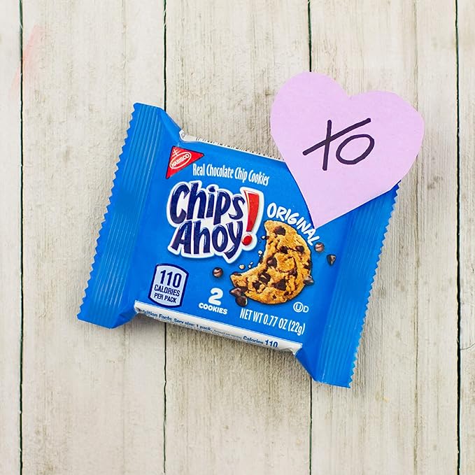CHIPS AHOY! Original Chocolate Chip Cookies, 18 Snack Packs (2 cookies per pack)