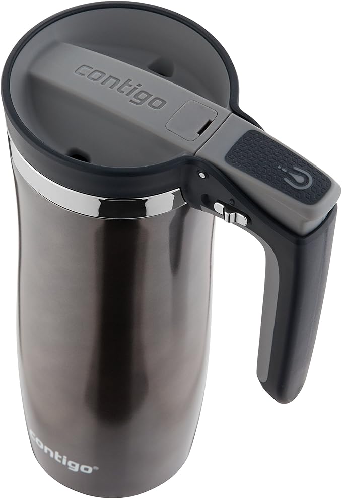 Contigo Handled AUTOSEAL Stainless Steel Travel Mug with Easy-Clean Lid 16 oz.