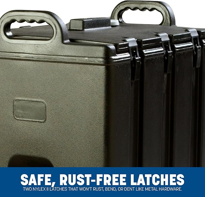 Carlisle FoodService Products Cateraide Insulated Beverage Dispenser with Handles for Catering, Events, Kitchens, and Restaurants, Plastic, 10 Gallons, Black