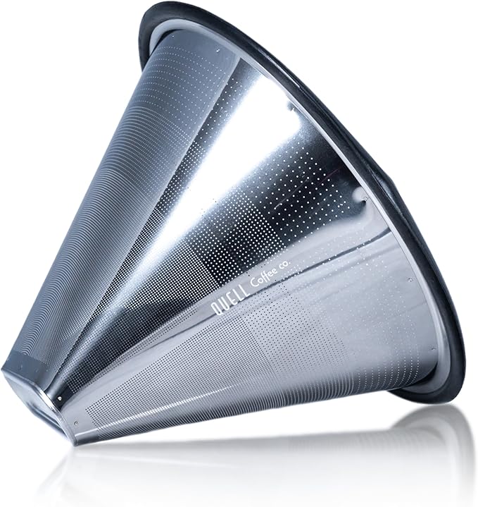 Quell Reusable #4 Coffee Filter: Stainless Steel Alternative for Sustainable Brewing