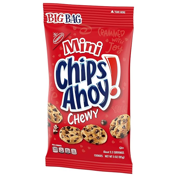 CHIPS AHOY! Mini Chewy Chocolate Chip Cookies, Big Bag, 12 - 3 oz Packs