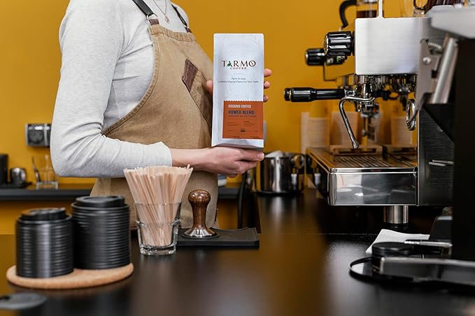 TARMO - POWER BLEND | Low Acid Ground Coffee | Specialty Vietnamese Coffee | Premium Arabica & Robusta Blend, Medium Roast Coffee, 12 Oz Bag