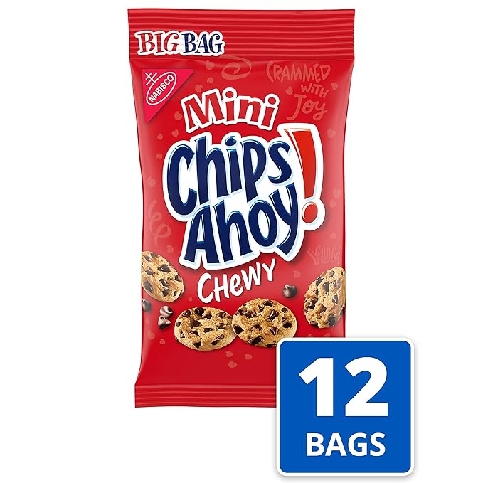 CHIPS AHOY! Mini Chewy Chocolate Chip Cookies, Big Bag, 12 - 3 oz Packs