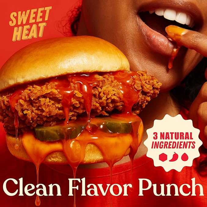 Hot Honey - Sweet Heat 100% Pure New Zealand Raw Manuka Spicy Honey MGO 100+ - Chili-Infused for Cooking & Grilling - No Added Sugar - 11.6oz Squeeze Bottle