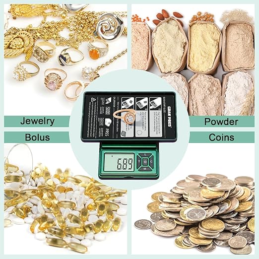 Digital Pocket Gram Scale 300g x 0.01g Accuracy， Small Mini High Precision Scale Digital Weight Grams and Oz for Jewelry, Diamond，Arrows, Powders and Food,with 50g Cal Weights