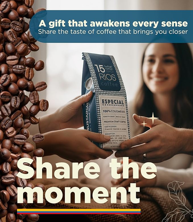 Colombian Ground Coffee Medium Roast Sweet Nutty Notes Bold And Balanced Taste Handpicked Arabica Beans Fresh Roasted High Altitude Single Origin Small Batch Craft Specialty Excelso Coffee Gift 12oz