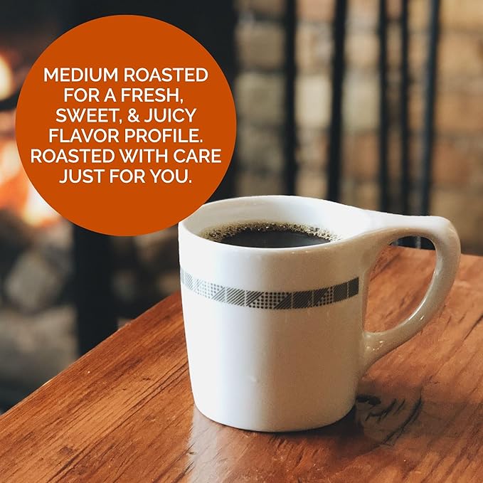 Stone Creek Coffee Medium Roast Ground Coffee – 12 Ounce (Pack of 1) – Specialty Smooth and Sweet Fresh Roasted Coffee Beans with Fruity/Chocolate Tasting Notes, Cream City