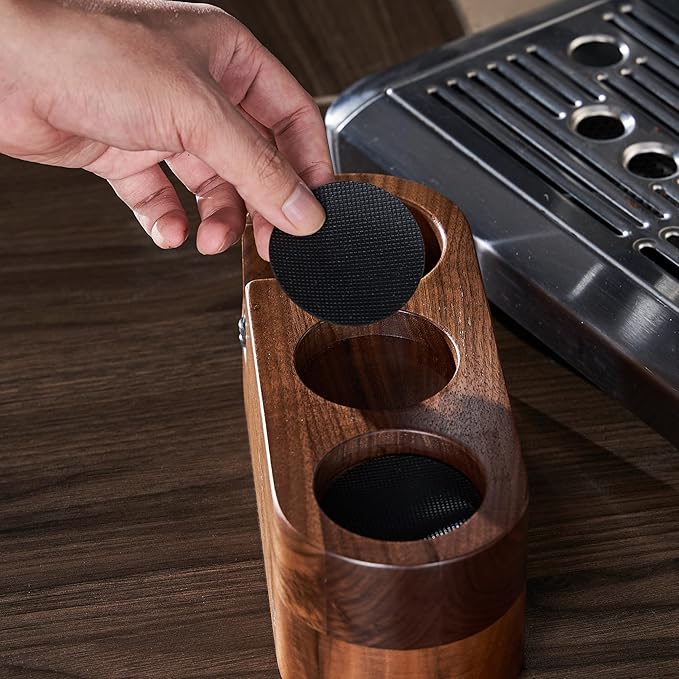 54mm Espresso Tamper Kit for Breville Machines Includes Tamping Station, Bottomless Portafilter, Spring Tamper, Distribution Tool and WDT Distributor