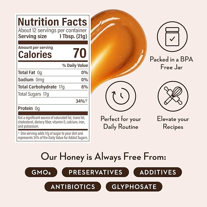 Wedderspoon Raw Premium Manuka Honey, 50+ MGO, 8.8 Oz, Unpasteurized New Zealand Honey, From Our Hives to Your Home