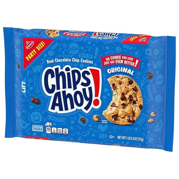 Chips Ahoy! Original Chocolate Chip Cookies, Party Size, 25.3 oz