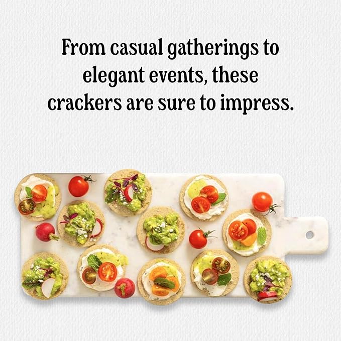 Walker's Shortbread Highland Oat Crackers, Scottish Crackers, 9.9 Oz Box (Pack of 6)