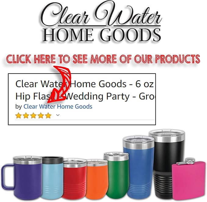 Clear Water Home Goods - 12 oz Stainless Steel Double Wall Vacuum Insulated Can or Bottle Beverage Cooler - Powder Coated Maroon - 6 Pack
