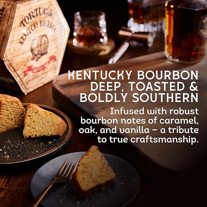 TORTUGA Kentucky Bourbon Butter Cake - 32oz Cake - The Perfect Premium Gourmet Gift for Stocking Stuffers, Gift Baskets, and Christmas Gifts - Great Cakes for Delivery