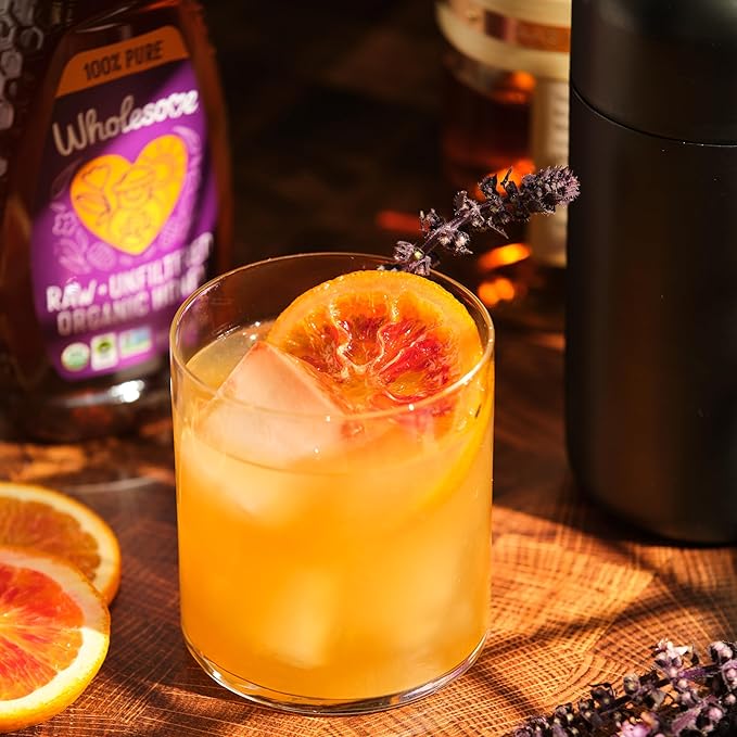 Wholesome Sweeteners 16-Ounce Organic Raw Unfiltered Honey Bottle, 100% Pure, Fair Trade Certified, Non GMO Project Verified, & Gluten Free, 1 Pack