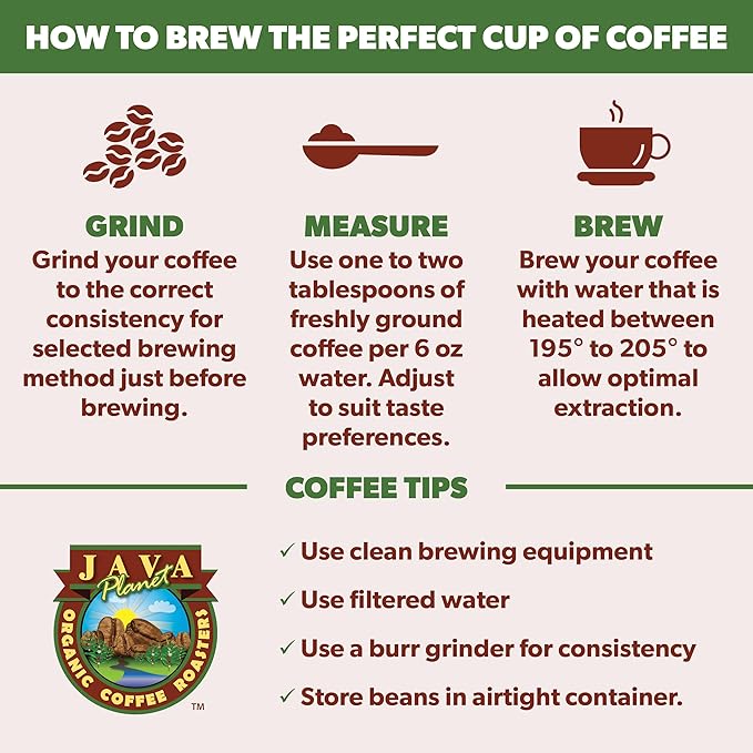 Low Acid Organic Coffee – Whole Bean, Mold-Free & Stomach Friendly by Java Planet, Papua New Guinea Single Origin Coffee, Dark Roast, Smooth Full Flavored, 1LB Bag