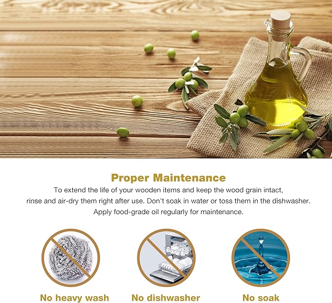 WONDERFUL 100% Natural Olive Wood Long Handle Spoons for Coffee, Tea, Milkshake Kitchen Stirring, Cocktail Stirrer; Mixing Honey Spoon, Chef Tasting Spoons(4 pcs)