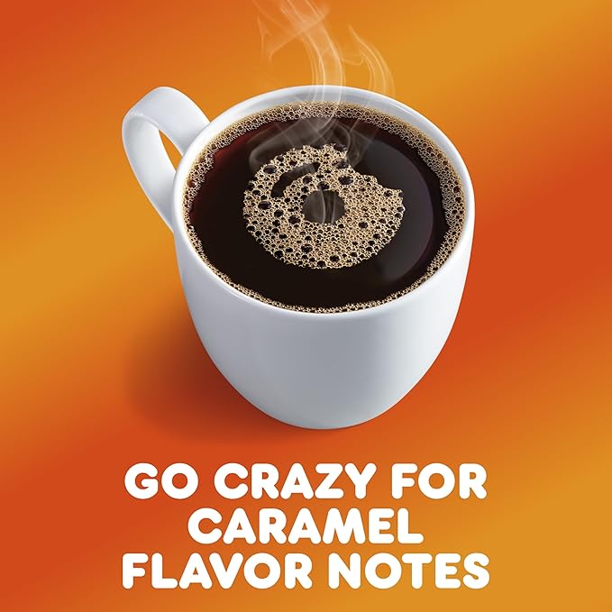 Dunkin' Caramel Me Crazy Flavored Coffee, 60 Keurig K-Cup Pods