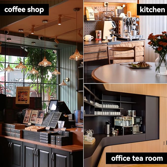 53.3mm Espresso Tamper: Coffee Tamper with Calibrated Spring Loaded - 30lb Espresso Hand Tamper - 100% Stainless Steel Flat Base Fits for 54mm Portafilter Basket