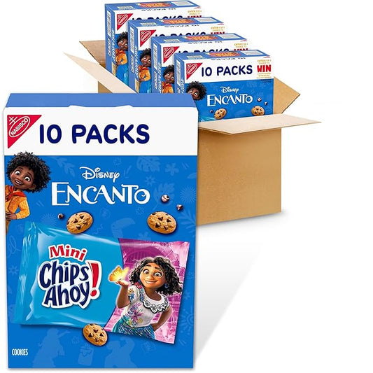 CHIPS AHOY! Mini Original Chocolate Chip Cookies, 40 Snack Packs (4 Boxes)