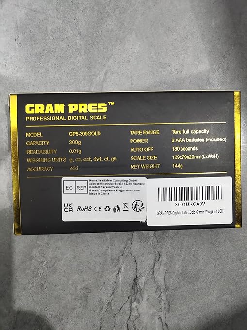 Digital Pocket Scale 300g/0.01g Accuracy，Small Jewelry Coin Powder Scales Digital Weight Grams and oz, Digital Gold Gram Scale with LCD