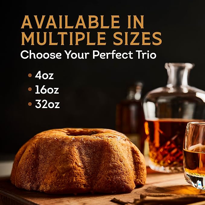 TORTUGA Kentucky Bourbon Butter Cake - 16oz Cake - 2 Pack - The Perfect Premium Gourmet Gift for Stocking Stuffers, Gift Baskets, and Christmas Gifts - Great Cakes for Delivery