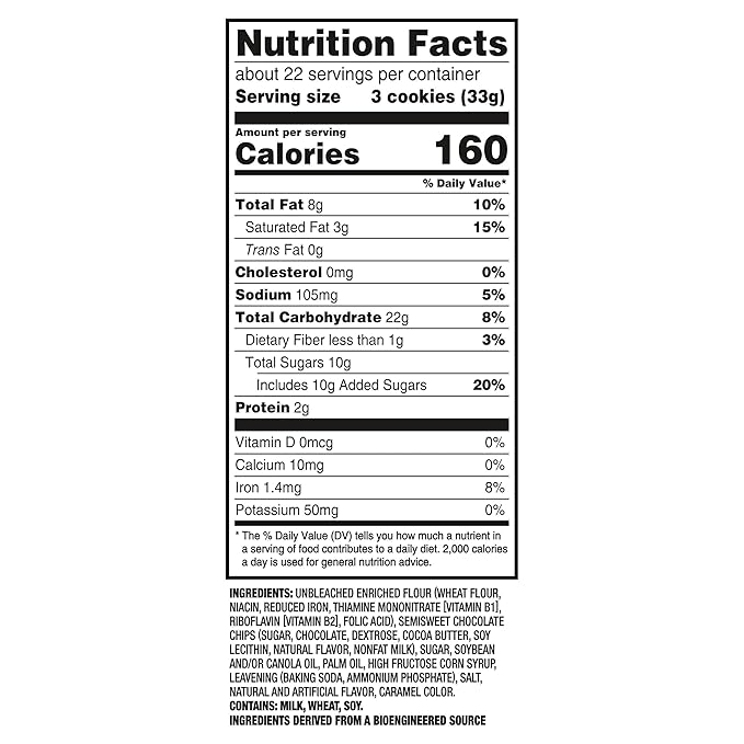 Chips Ahoy! Original Chocolate Chip Cookies, Party Size, 25.3 oz