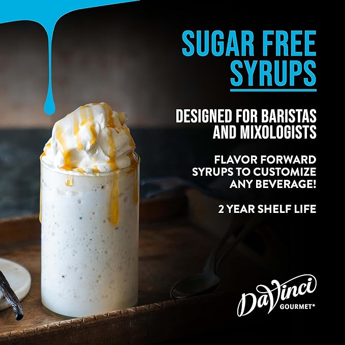 DaVinci Gourmet Sugar-Free Strawberry Syrup, 25.4 Fluid Ounces (Pack of 1)