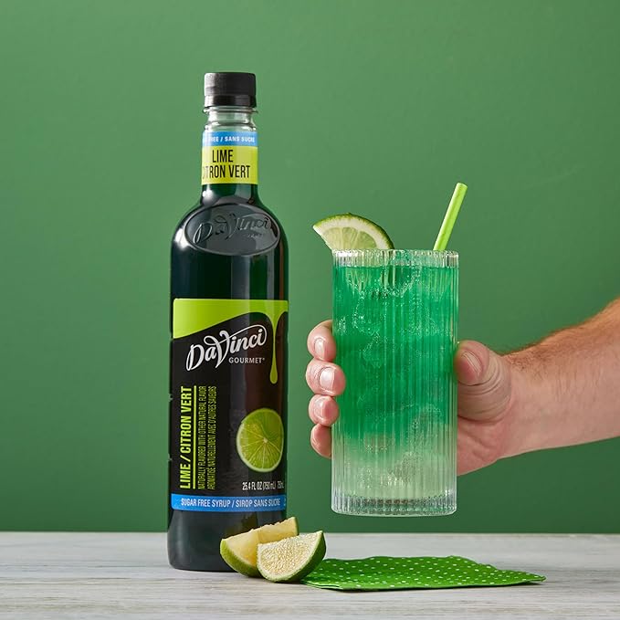 DaVinci Gourmet Sugar-Free Lime Syrup, 25.4 Fluid Ounces (Pack of 1)