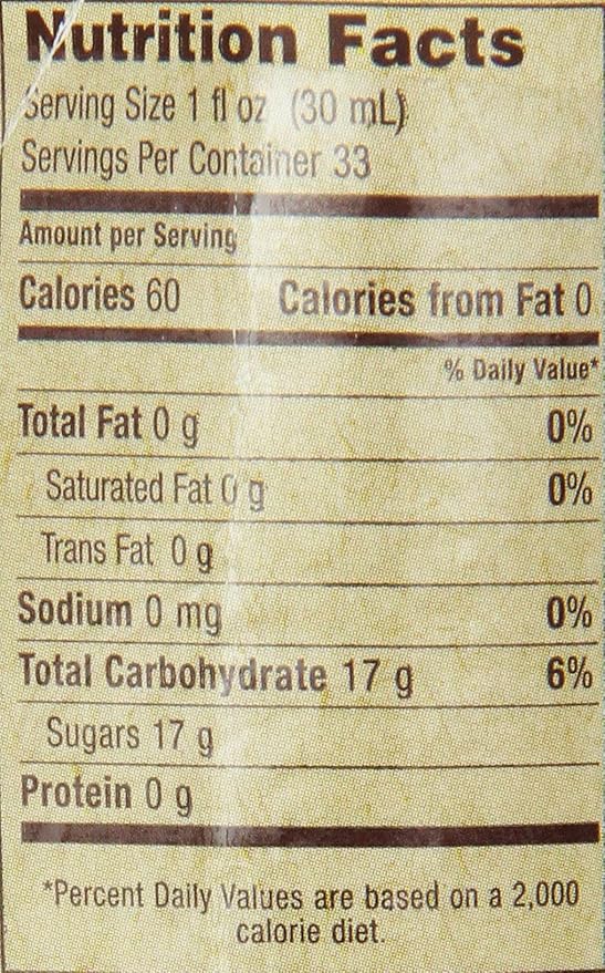 Monin - Organic Agave Syrup, Sweet and Full Flavor, Great for Any Beverage, Gluten-Free, Vegan, Non-GMO (1 Liter)