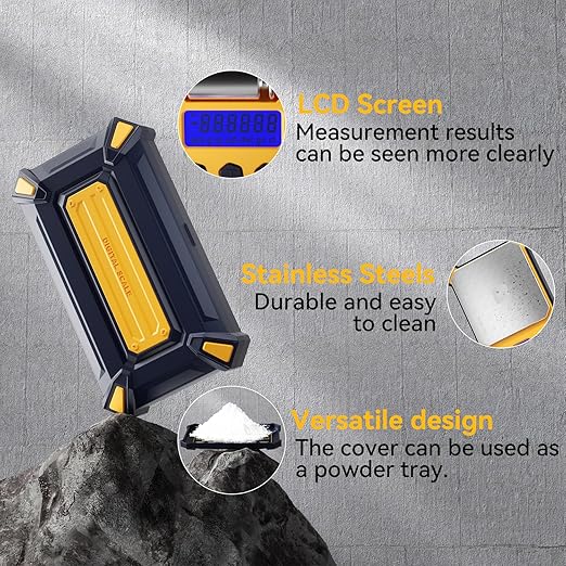 Digital Pocket Gram Scale 300g x 0.01g Accuracy, Small High Precision Portable Scale Digital Weight Grams and Oz for Jewelry,Diamond，Arrows, Powders and Medicine,with 50g Cal Weights